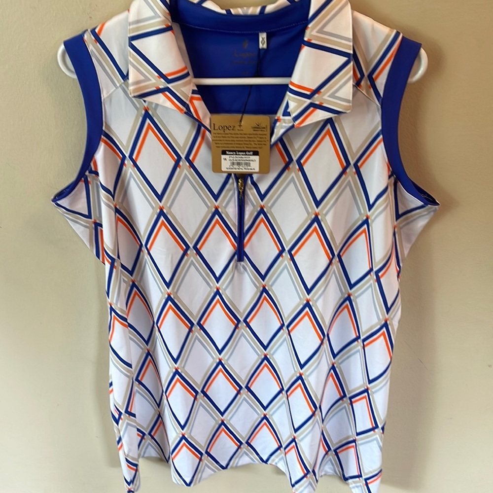 Nancy Lopez Golf Sleeveless Women 1X
